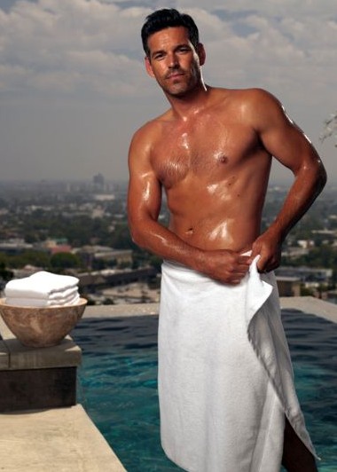 Eddie Cibrian Charisma Towel Ad