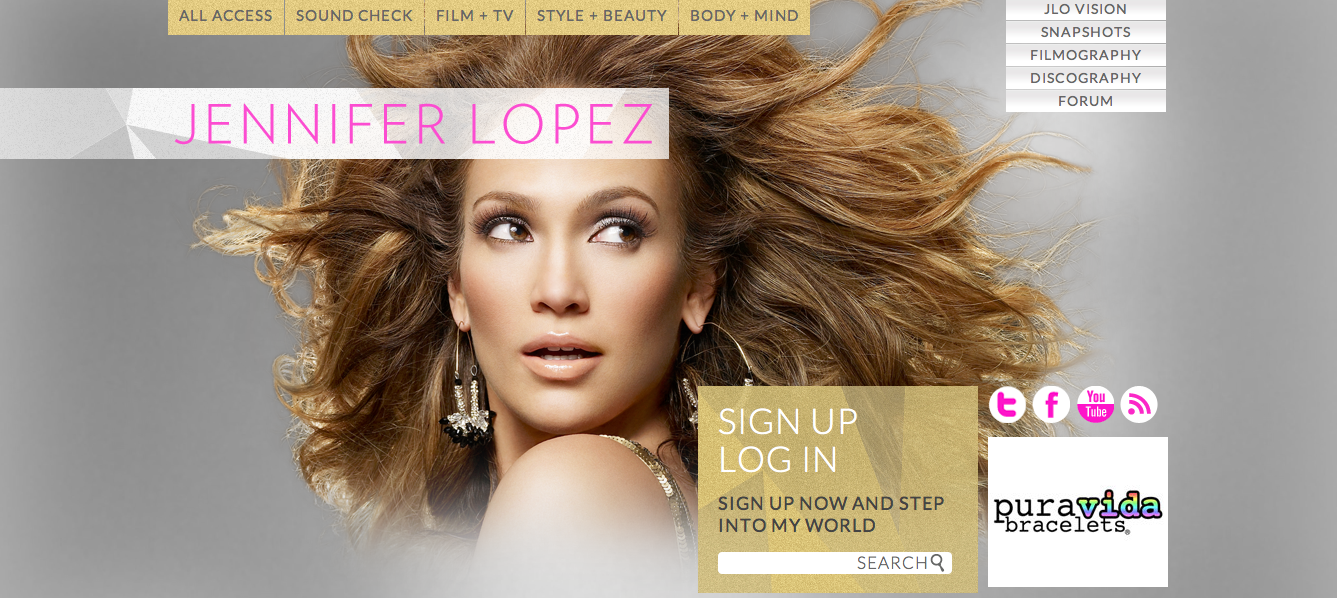 Lopez Offering "All Access Pass" on Improved site Hispanically Yours