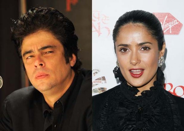Benicio del Toro & Salma Hayek