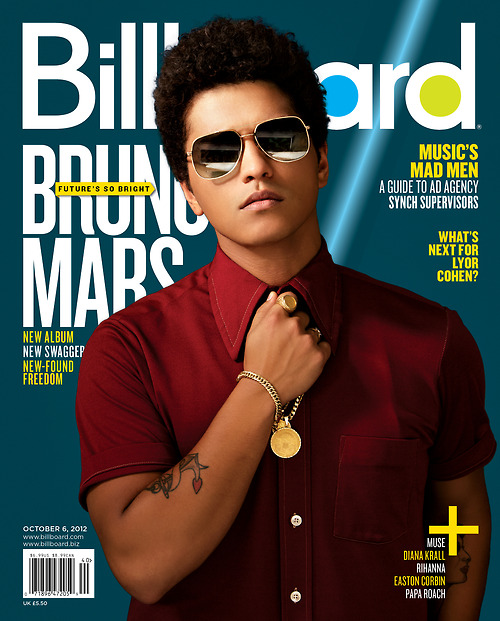 Bruno Mars Billboard Cover