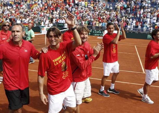 David Ferrer & Spain's Davis Cup Team