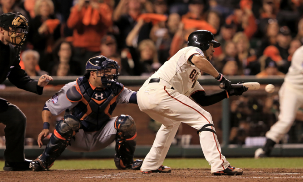 Gregor Blanco's Bunt at the World Series