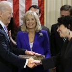 Justice Sotomayor Swears In Vice President Joe Biden