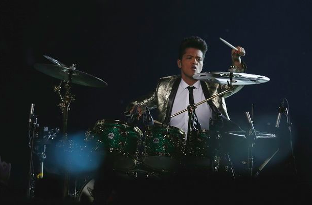 Bruno Mars at the Super Bowl