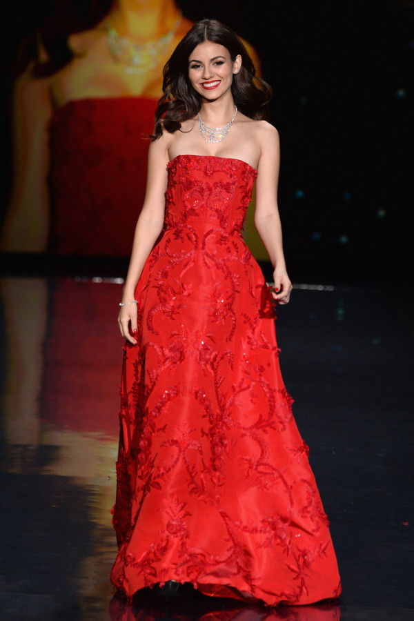 Victoria Justice at the Heart Truth Red Dress Collection