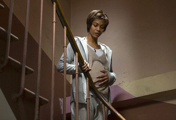 Zoe Saldana in Rosemary's Baby