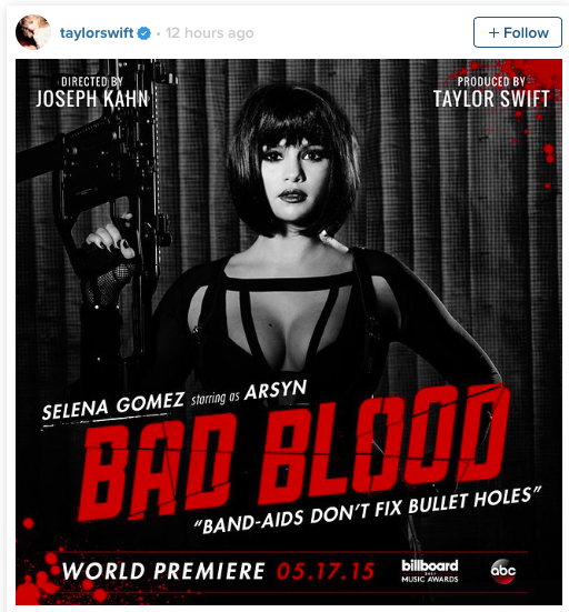 Selena Gomez in Taylor Swift's Bad Blood