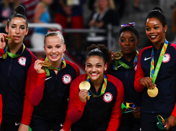 Laurie Hernandez & the US Women's Gymnastics Team