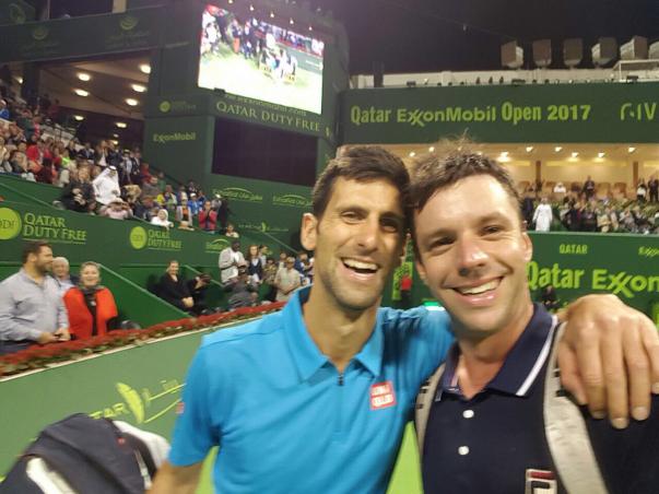 Horacio Zeballos & Novak Djokovic Selfie