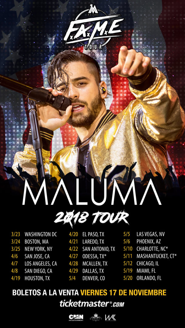 Maluma Tour Dates