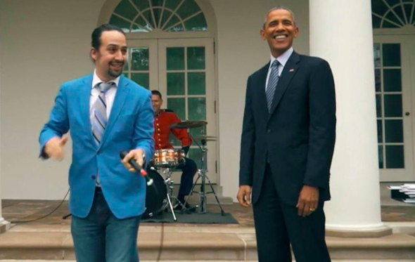 Lin-Manuel Miranda & Barack Obama