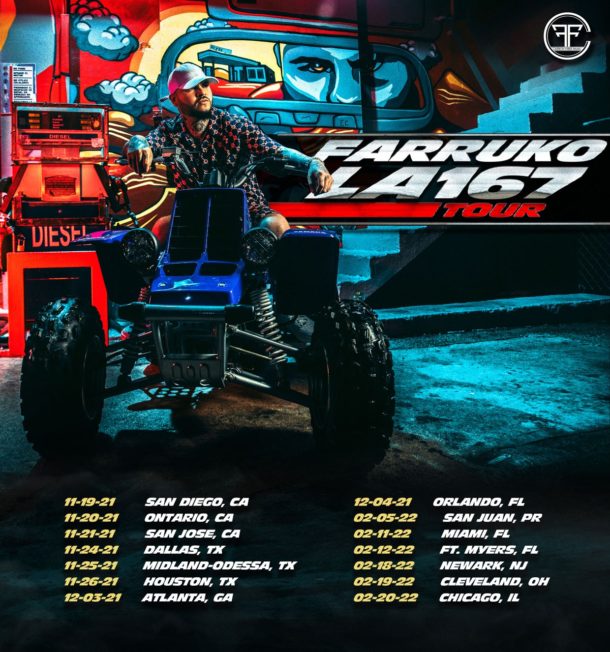 Farruko La 167 Tour Dates