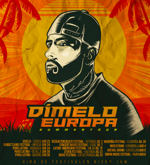 Nicky Jam, Dimelo Europa Tour