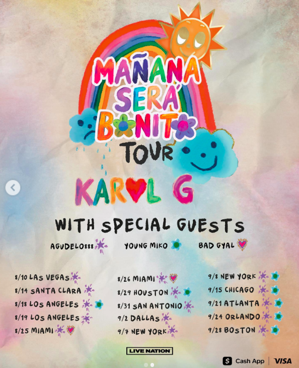 Karol G’s Mañana Será Bonito tour